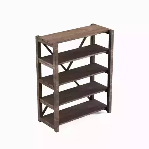 Wide Pottery Shelf B 03