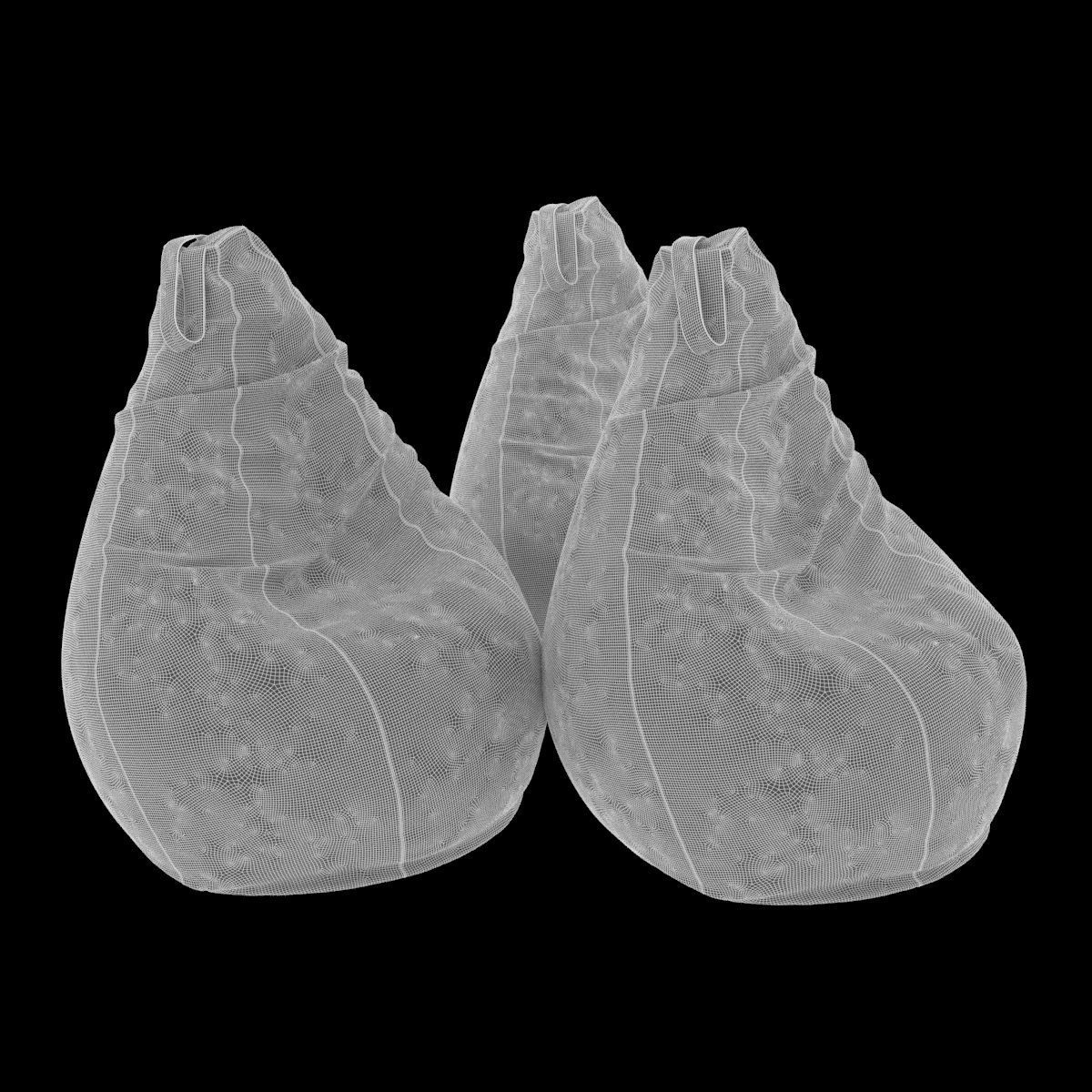 chair set pear 3D model_5