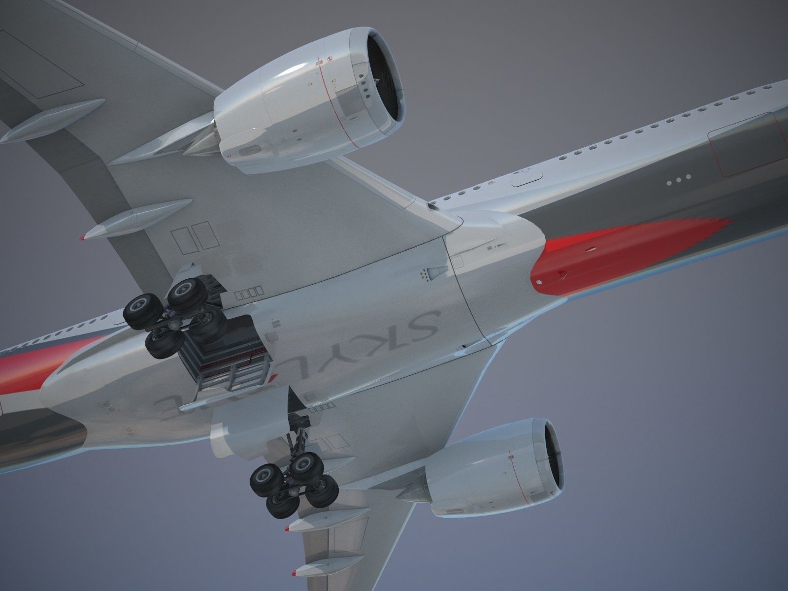 Generic Jet Airliner 3D model_4