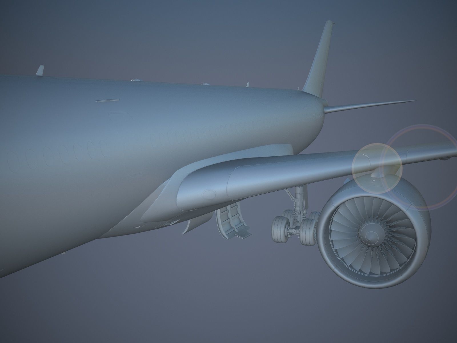 Generic Jet Airliner 3D model_16