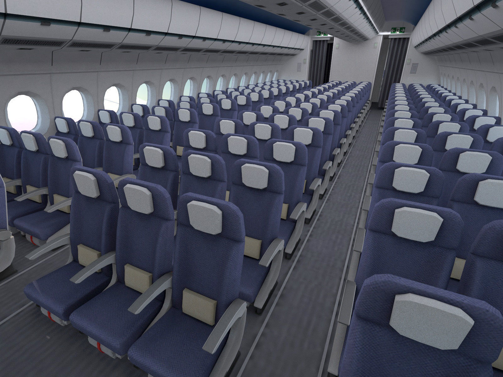 Generic Jet Airliner 3D model_24