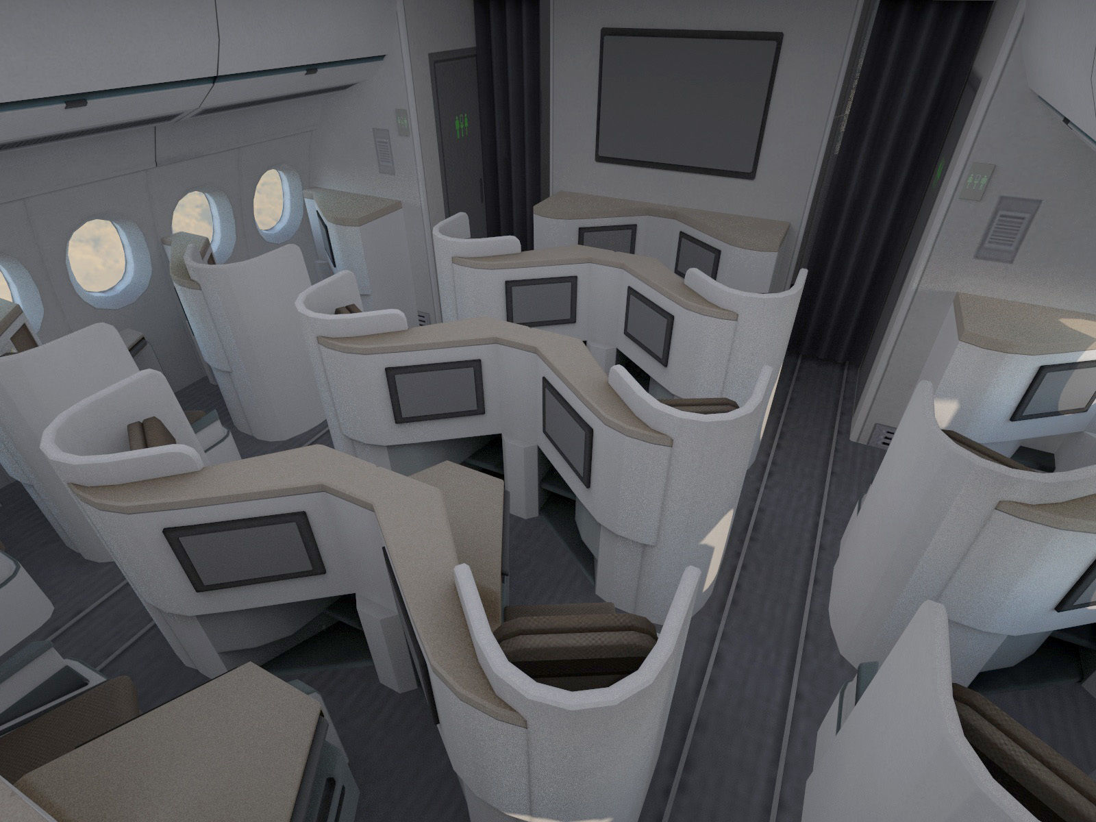 Generic Jet Airliner 3D model_20