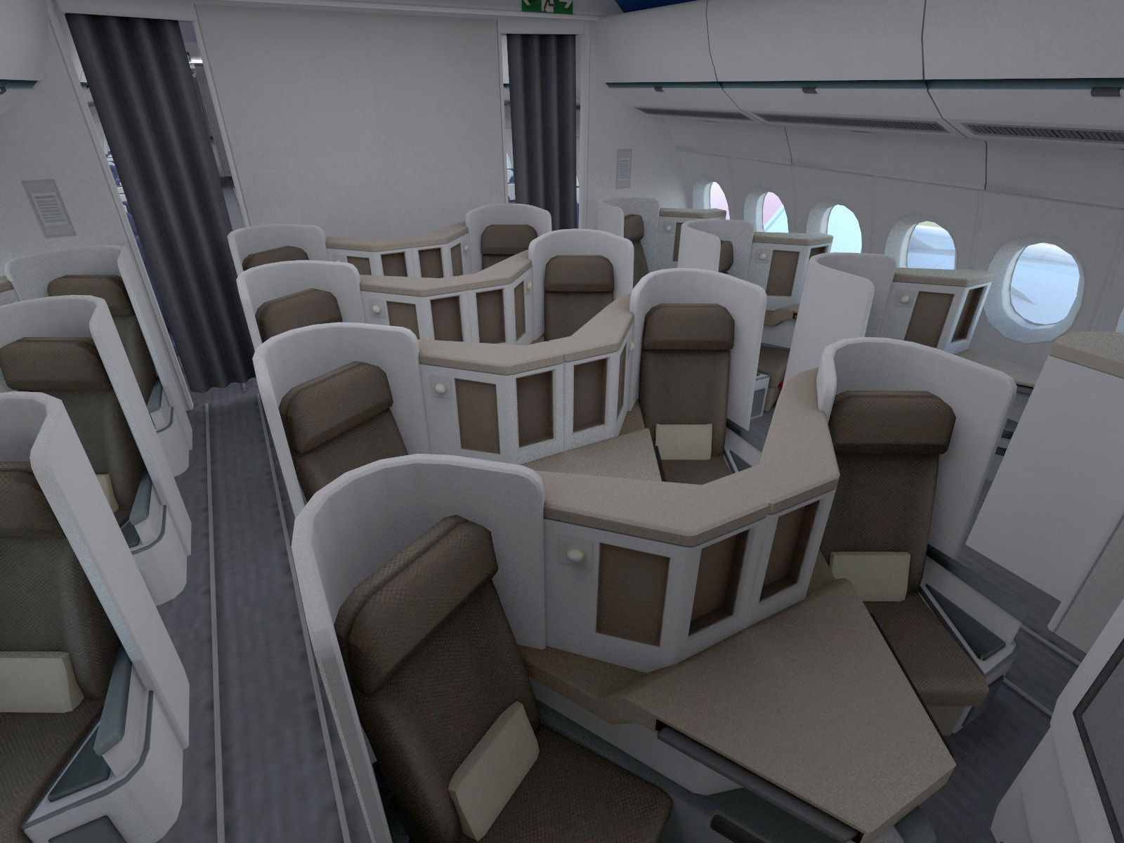 Generic Jet Airliner 3D model_19