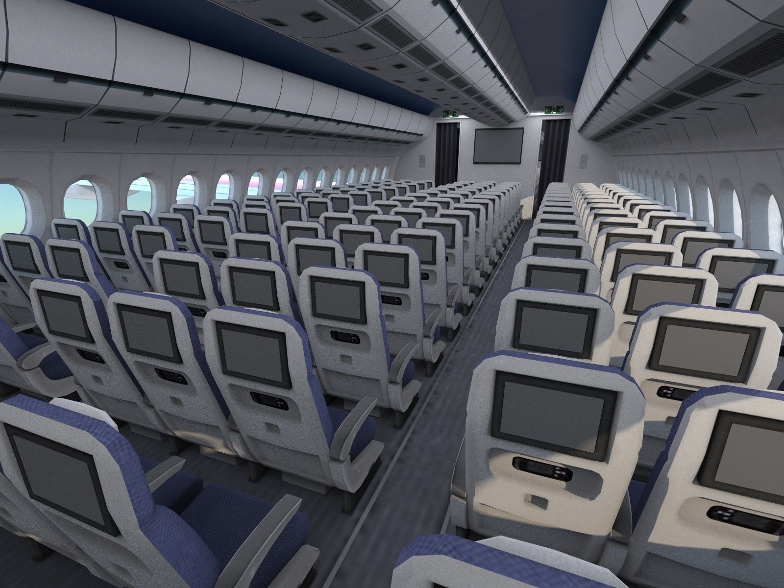 Generic Jet Airliner 3D model_22