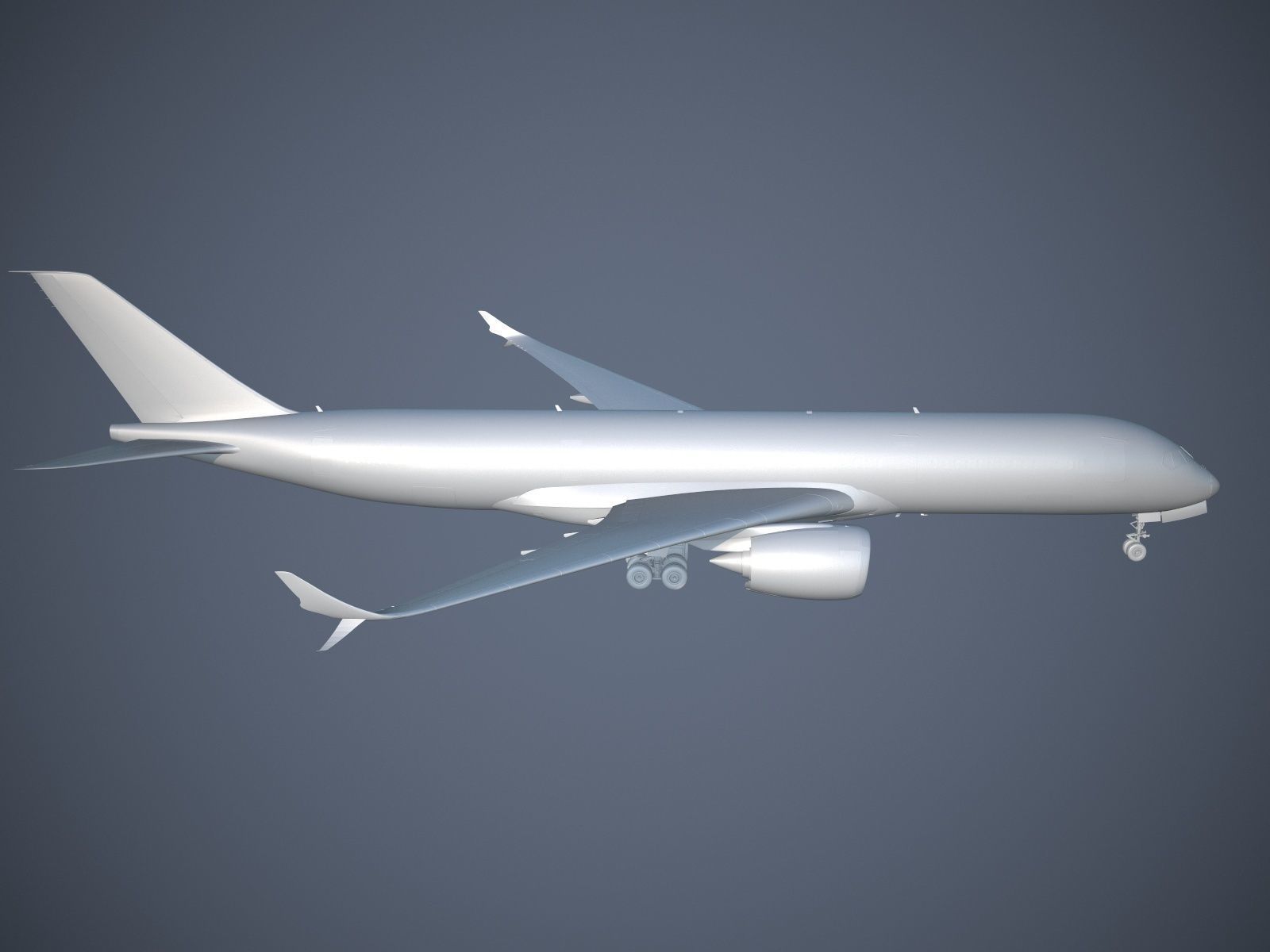 Generic Jet Airliner 3D model_15