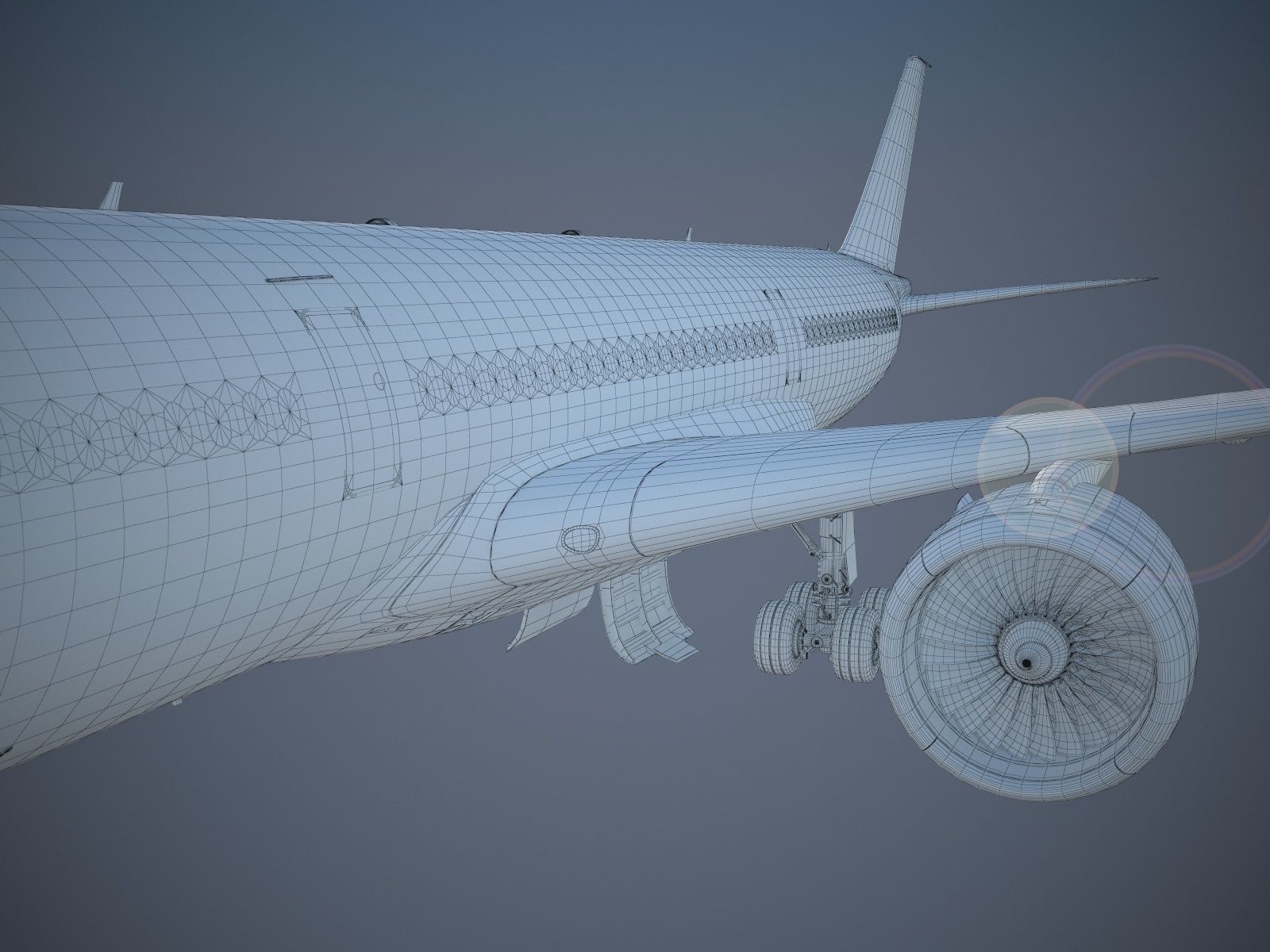 Generic Jet Airliner 3D model_27