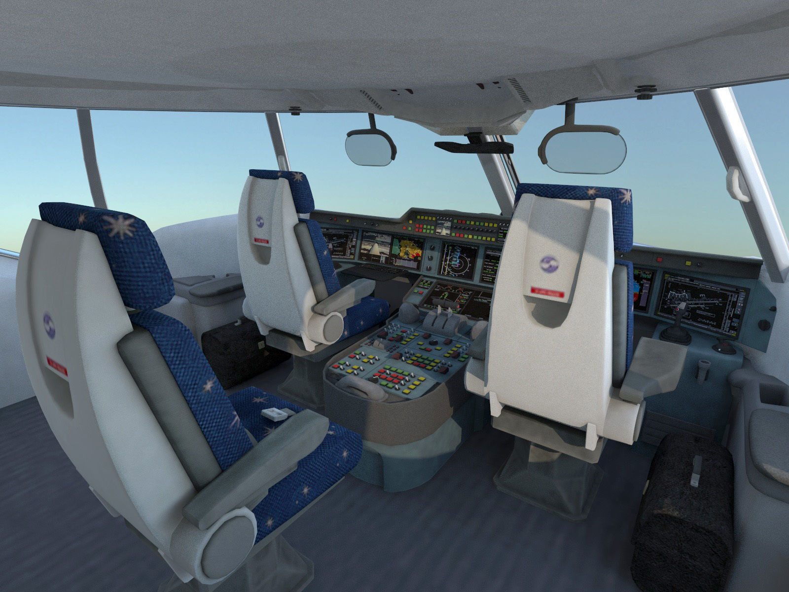 Generic Jet Airliner 3D model_17