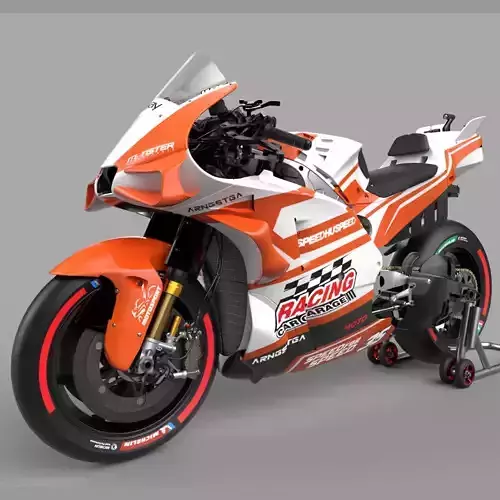 Realistic Racing Motorcycle MotoGP Style
