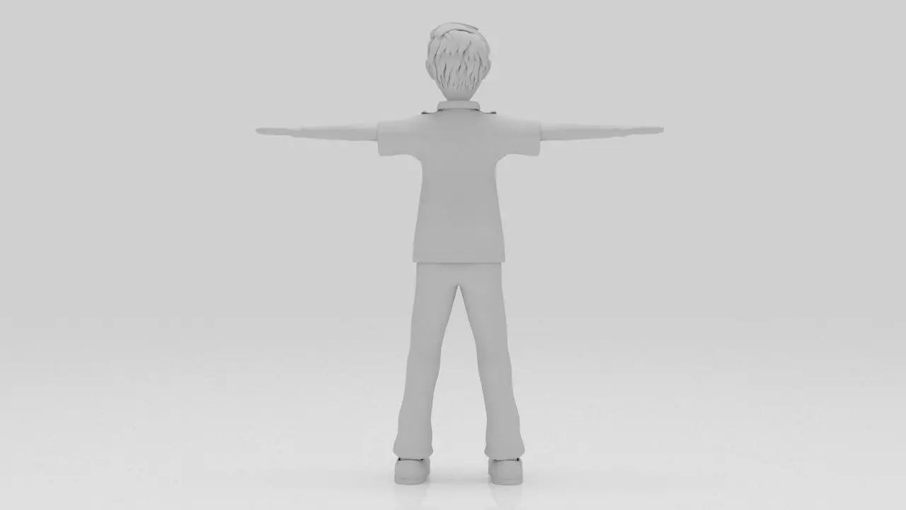 Character Pirlo Rigged  Low-poly 3D model_7