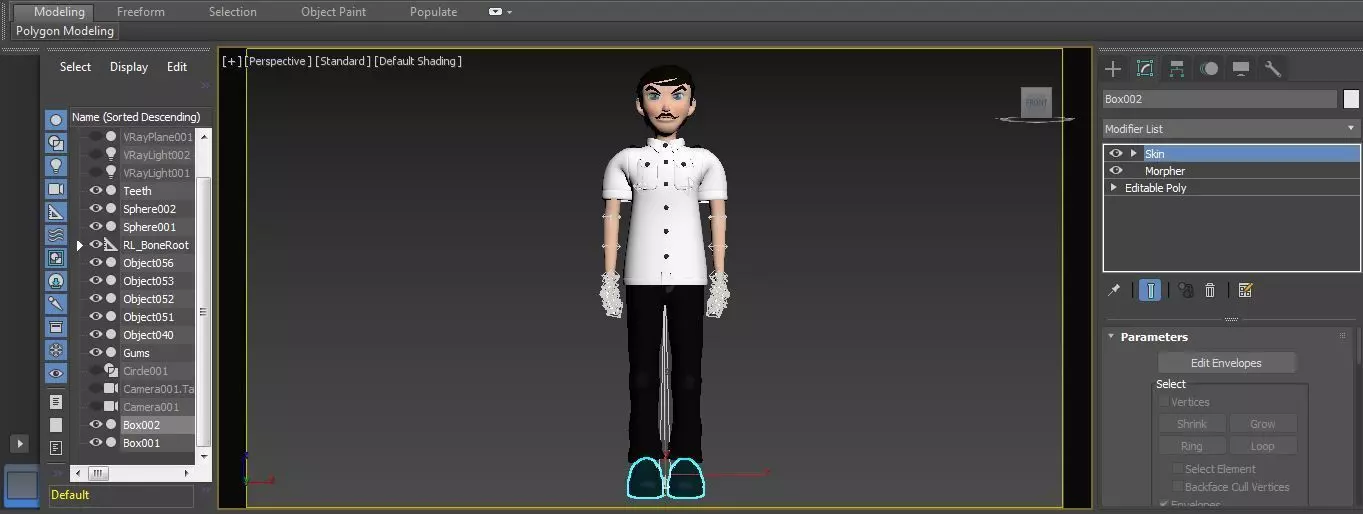 Character Pirlo Rigged  Low-poly 3D model_13