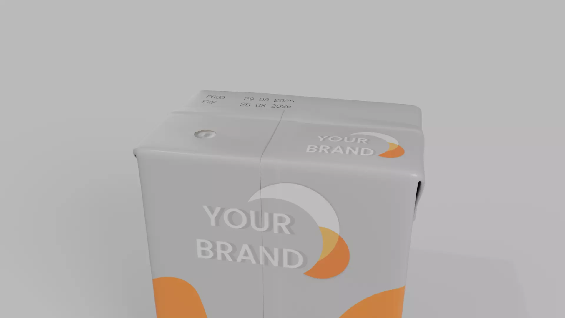 Beverage Carton Brick Small Sizes - Customizable Pack 3D Model Collection_29