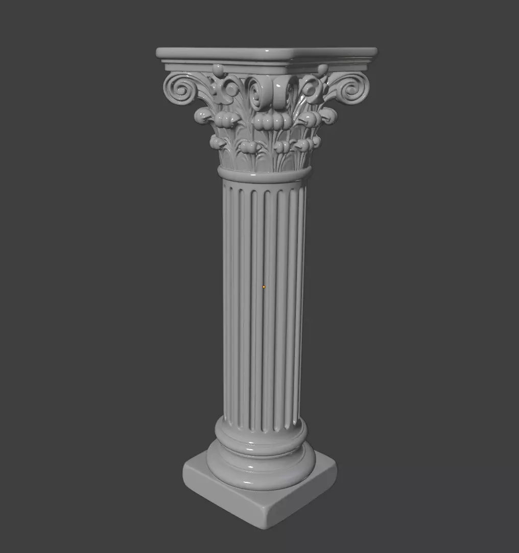 CORINTHIAN COLUMNS 3D print model_3