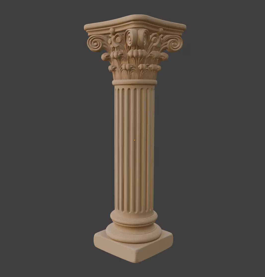 CORINTHIAN COLUMNS 3D print model_1