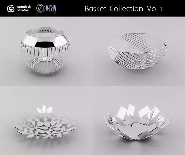 Basket Collection Vol 1 3D model