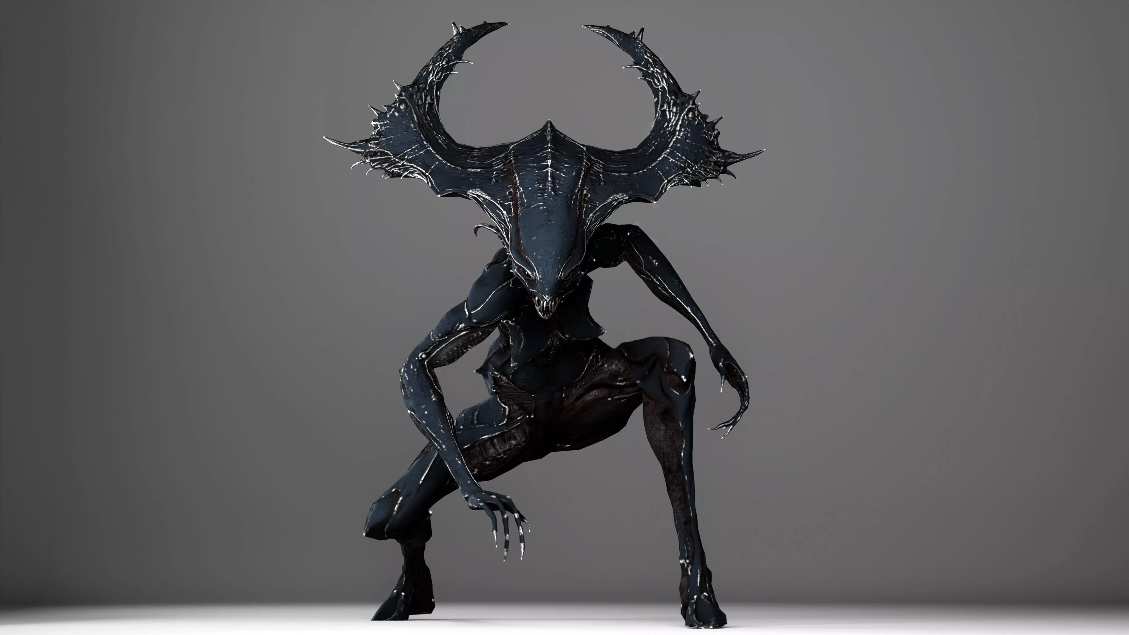 Alien 1 Remake Low-poly 3D model_0