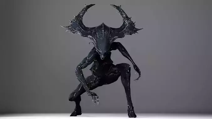 Alien 1 Remake Low-poly 3D model Alien 1 Remake Low-poly 3D model