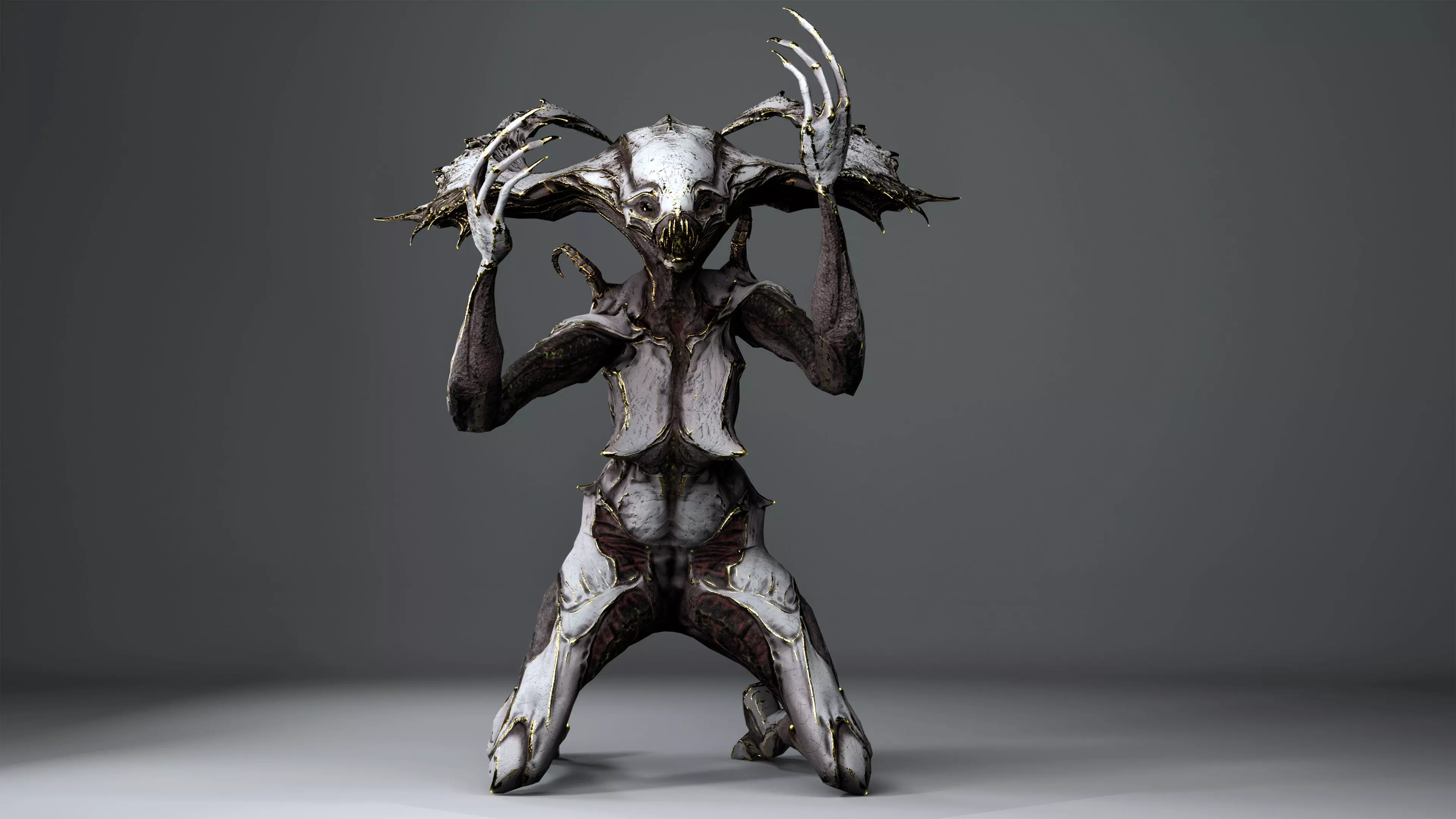 Alien 1 Remake Low-poly 3D model_2