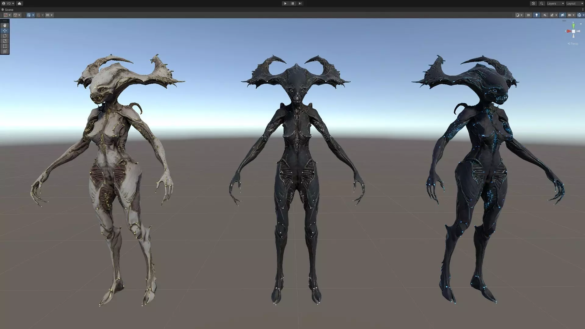 Alien 1 Remake Low-poly 3D model_9