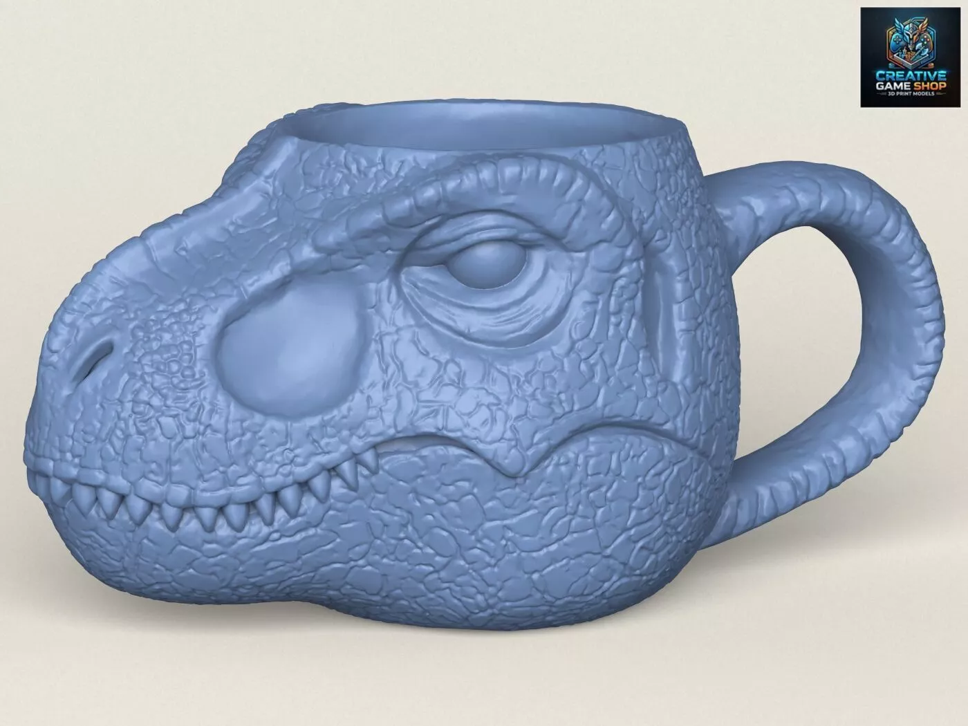 Dinosaur Milk Coffee Mug 3D print model
