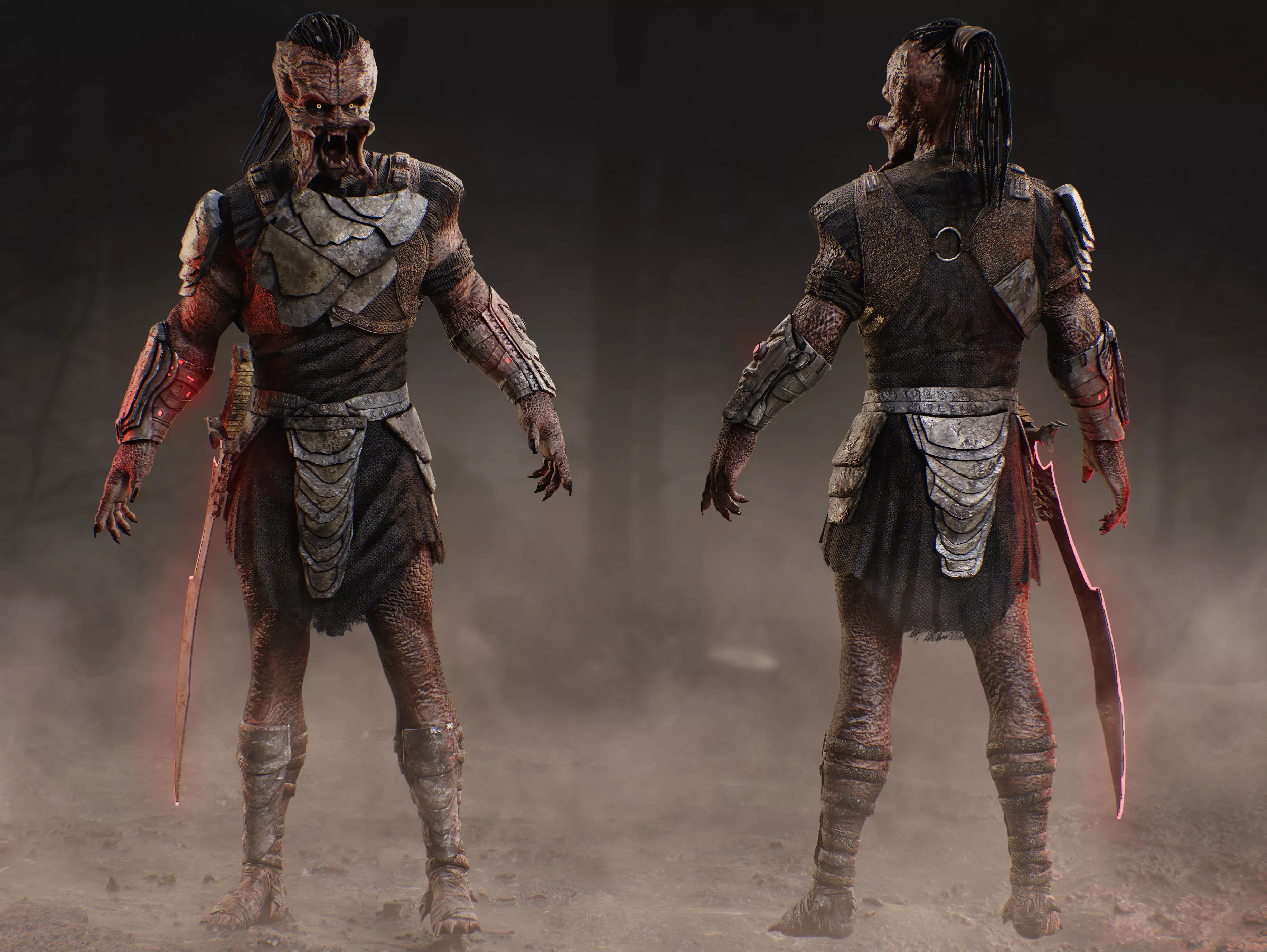 Predator Dek from Badlands Low-poly 3D model_0