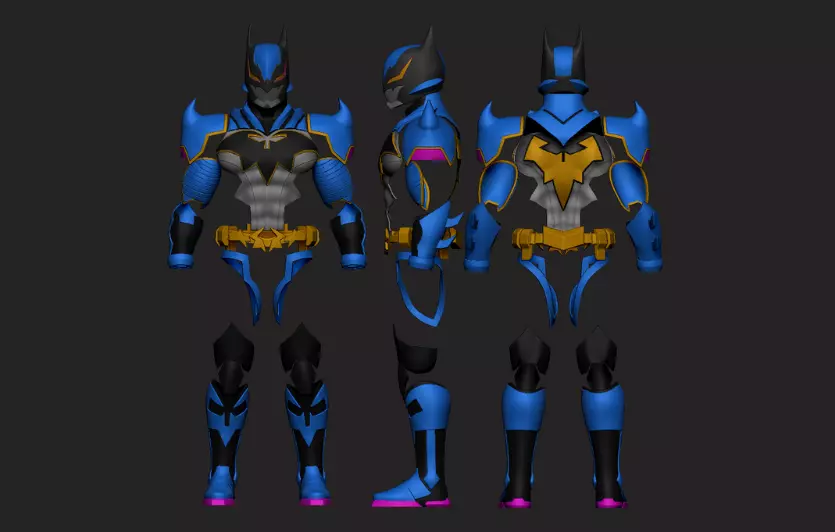 Batman Immortal Legend one12 Vtoy 3D print model_0