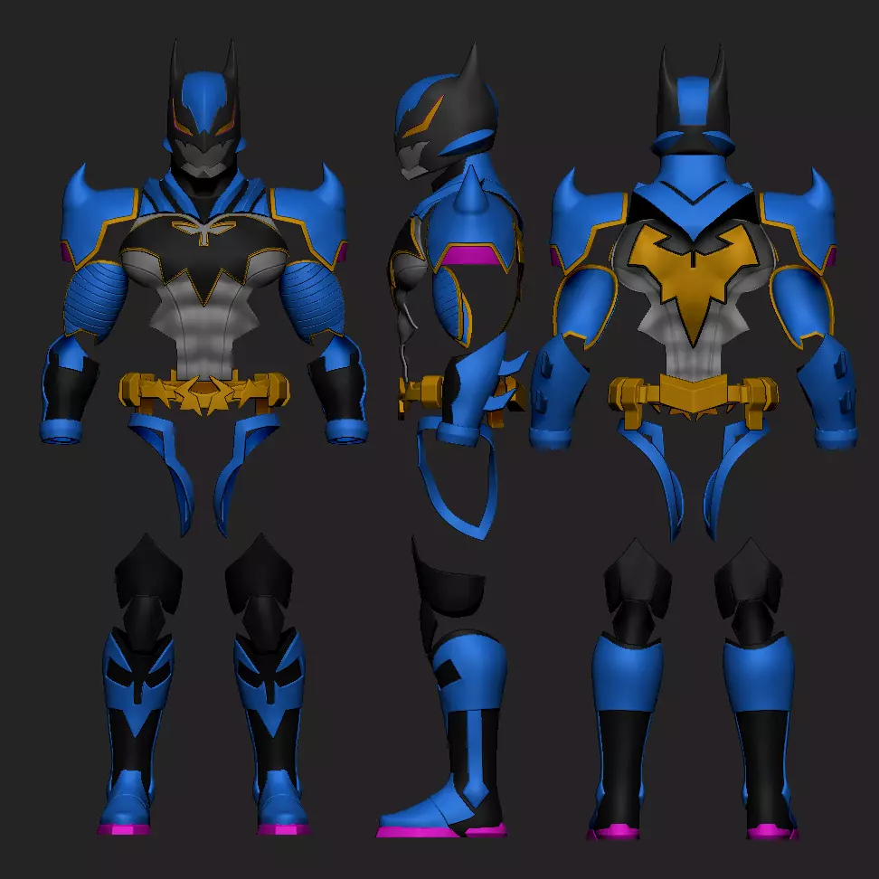 Batman Immortal Legend one12 Vtoy 3D print model_2