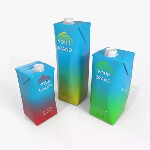 Beverage Carton Prism Large Pack - Customizable