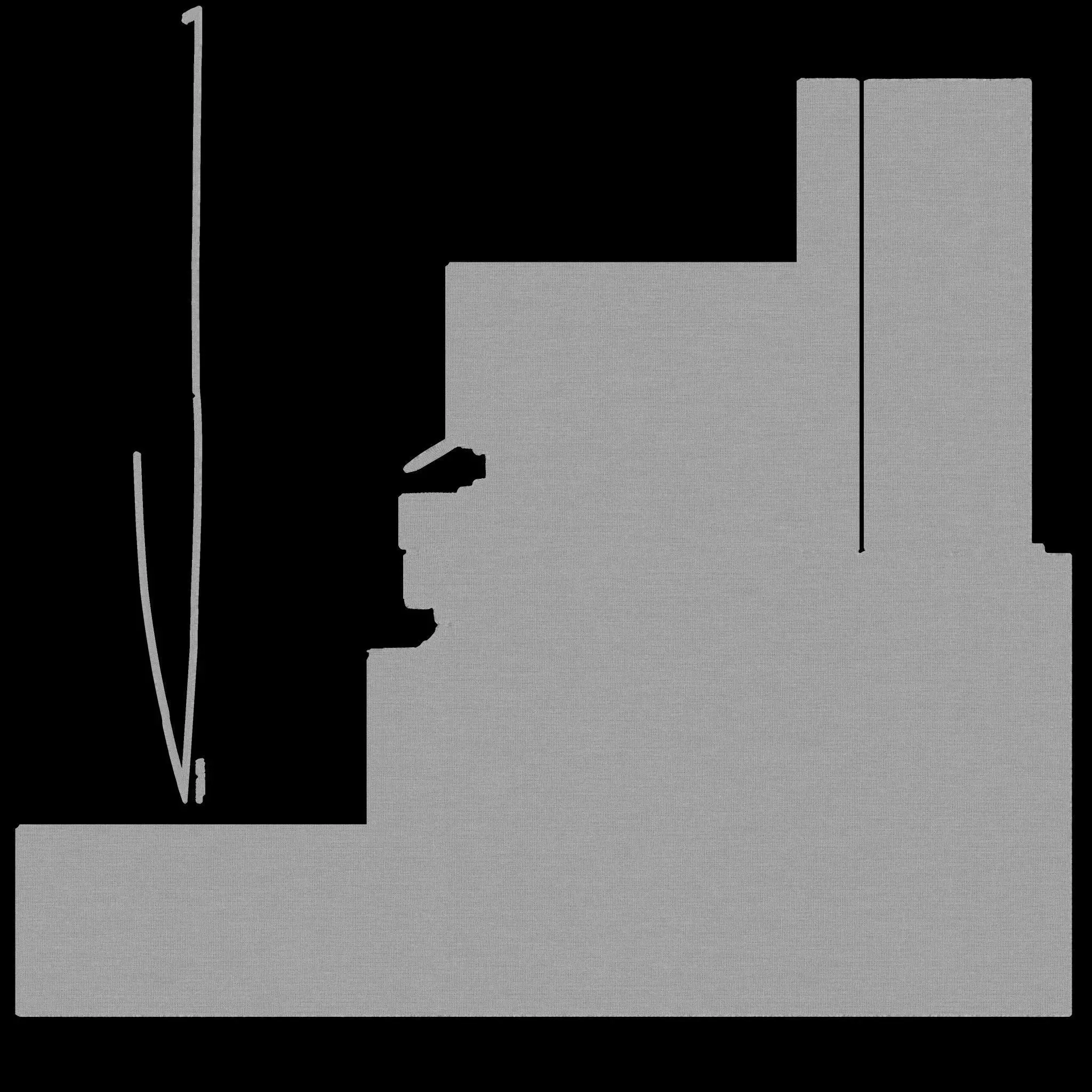 Hooded Ghost with Lantern  3D print model_30