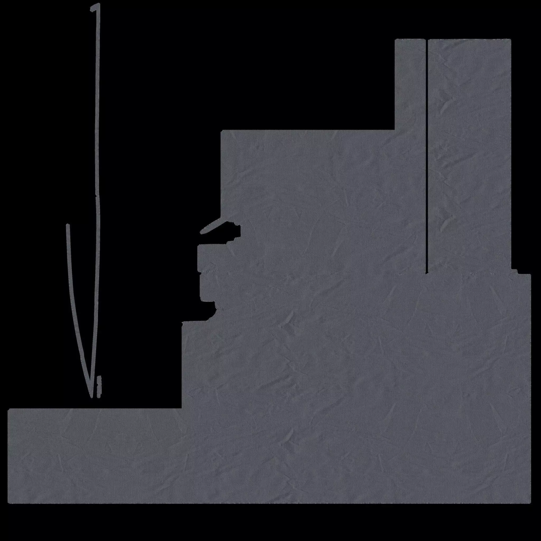 Hooded Ghost with Lantern  3D print model_29