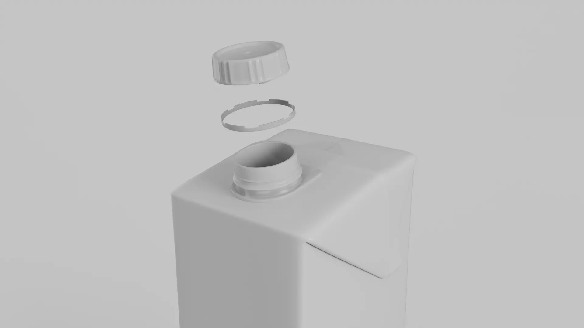 Beverage Carton Large Sizes Mix - Customizable Pack 3D Model Collection_20