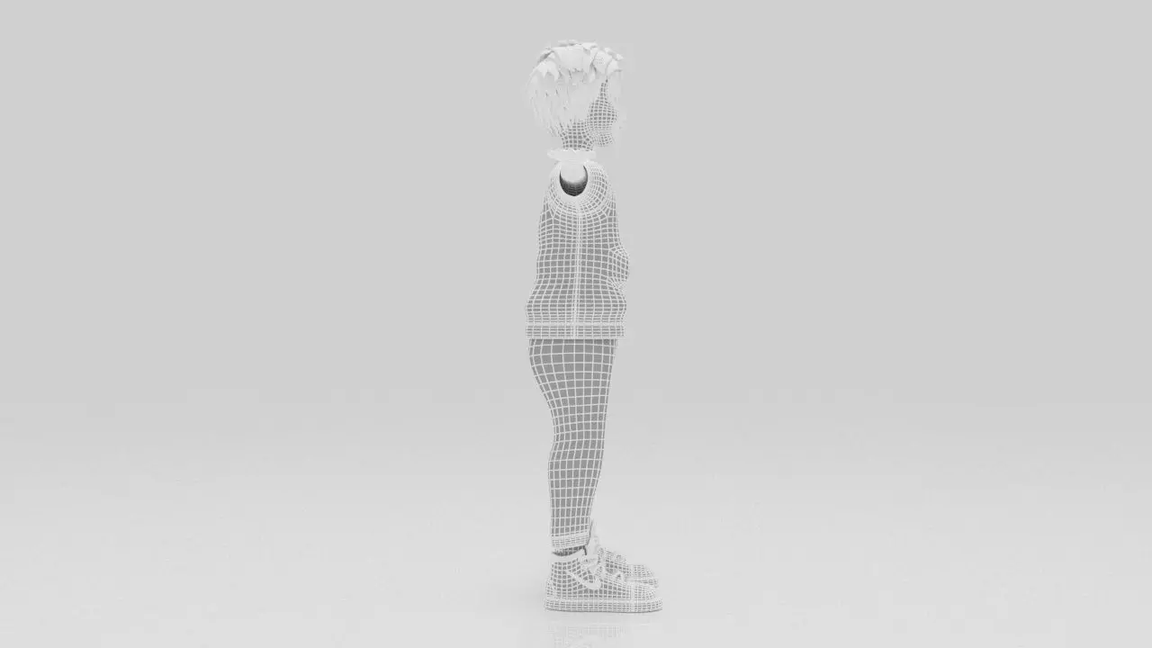 Character Zipsi Rigged  Low-poly 3D model_12