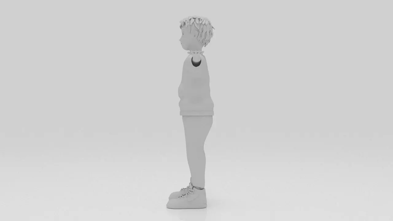 Character Zipsi Rigged  Low-poly 3D model_6