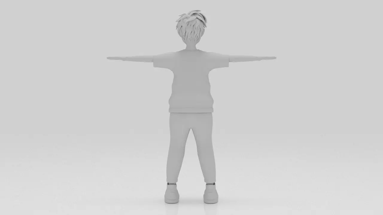 Character Zipsi Rigged  Low-poly 3D model_7