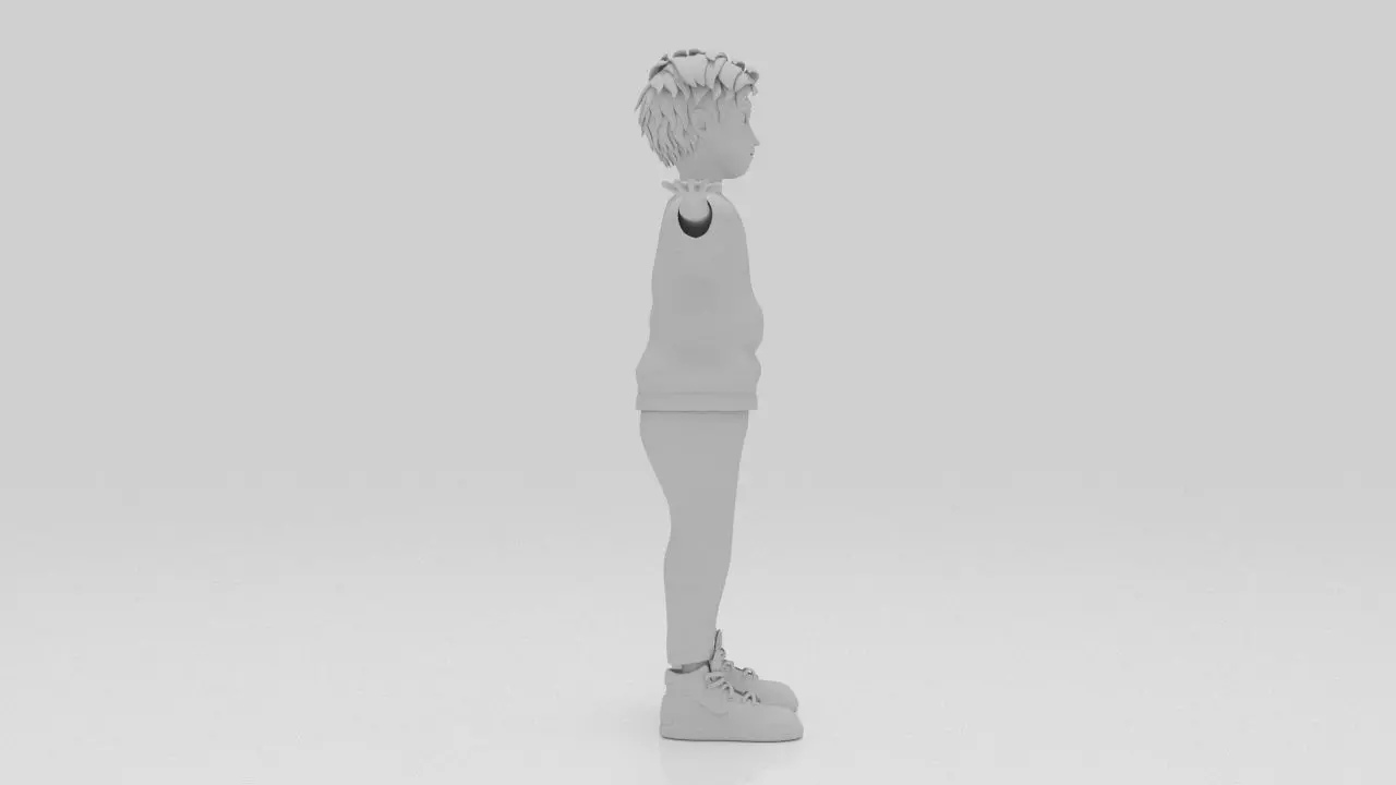 Character Zipsi Rigged  Low-poly 3D model_8