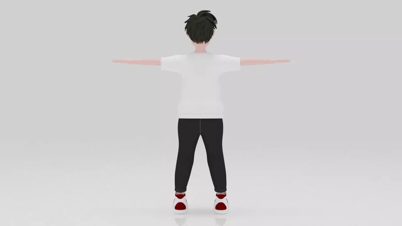 Character Zipsi Rigged  Low-poly 3D model_3