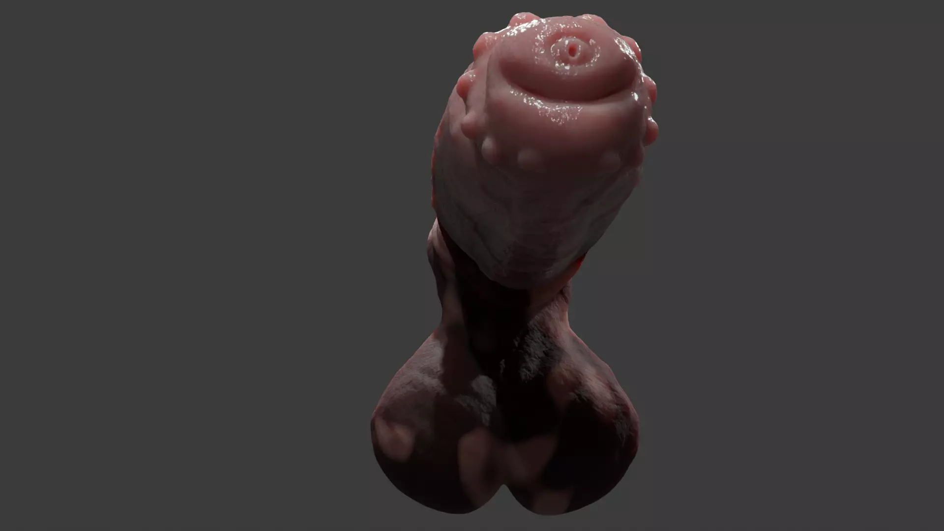 Fantasy Taurus Monster Bull Penis Rigged Low-poly 3D model_7