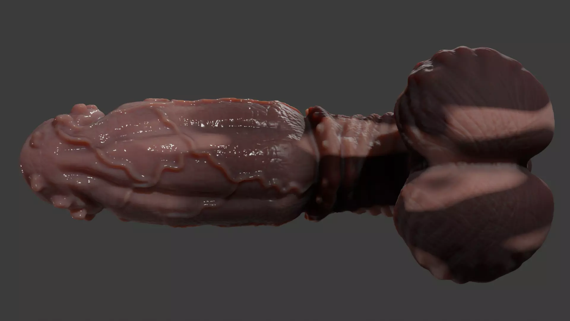 Fantasy Taurus Monster Bull Penis Rigged Low-poly 3D model_8