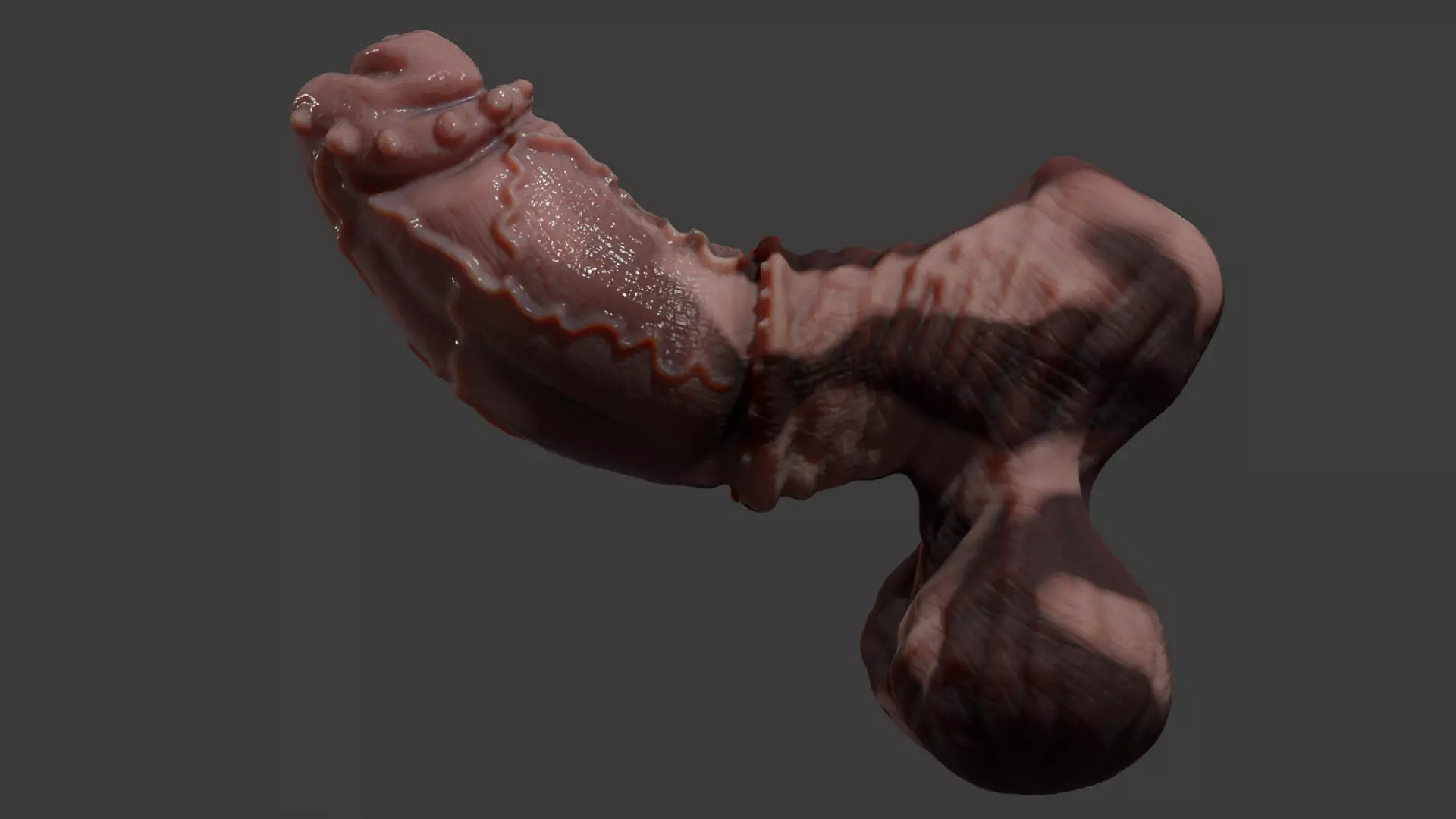 Fantasy Taurus Monster Bull Penis Rigged Low-poly 3D model_6