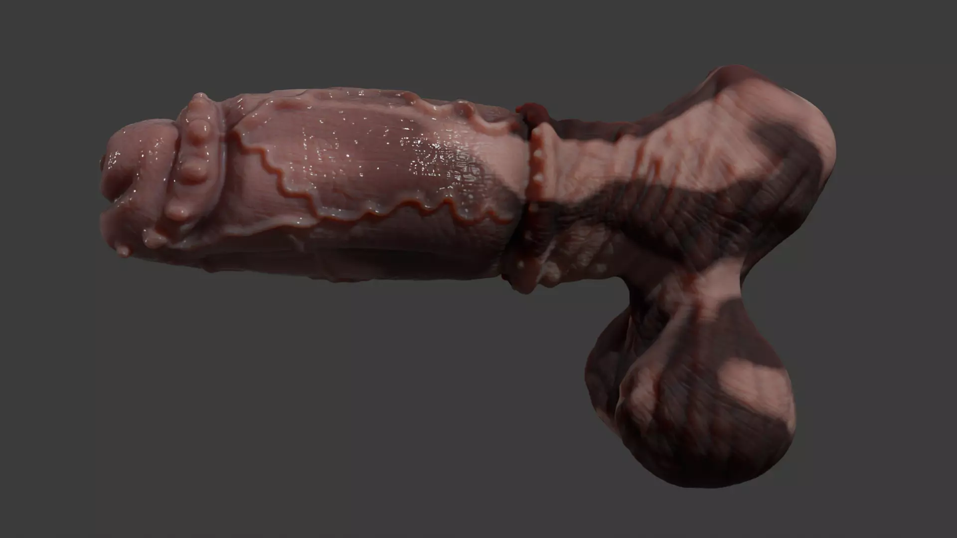 Fantasy Taurus Monster Bull Penis Rigged Low-poly 3D model_5