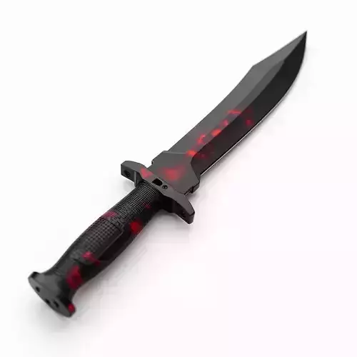 Tactical Inferno Blade 3D Model Elite Assault Knife