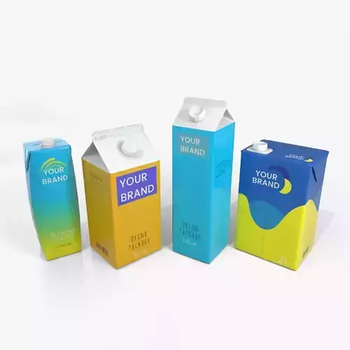 Beverage Carton Family 4-Pack - Customizable Set