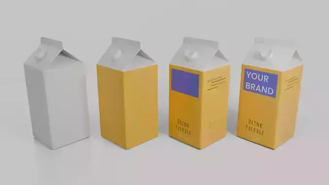 Beverage Carton Family 4-Pack - Customizable Set 6