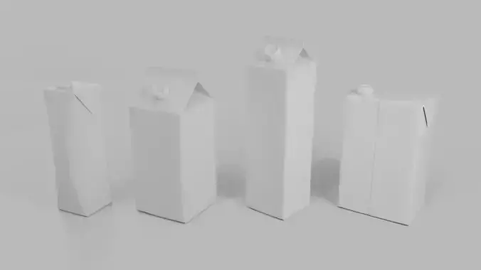 Beverage Carton Family 4-Pack - Customizable Set 3