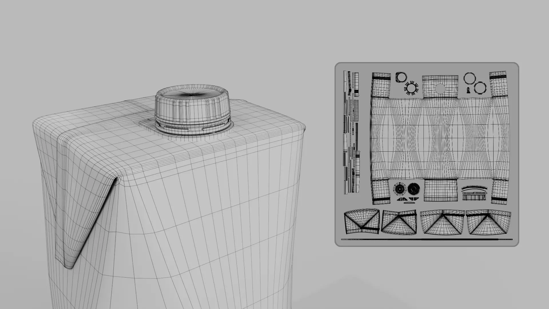 Beverage Carton Variety Set - Customizable Pack 3D Model Collection_30