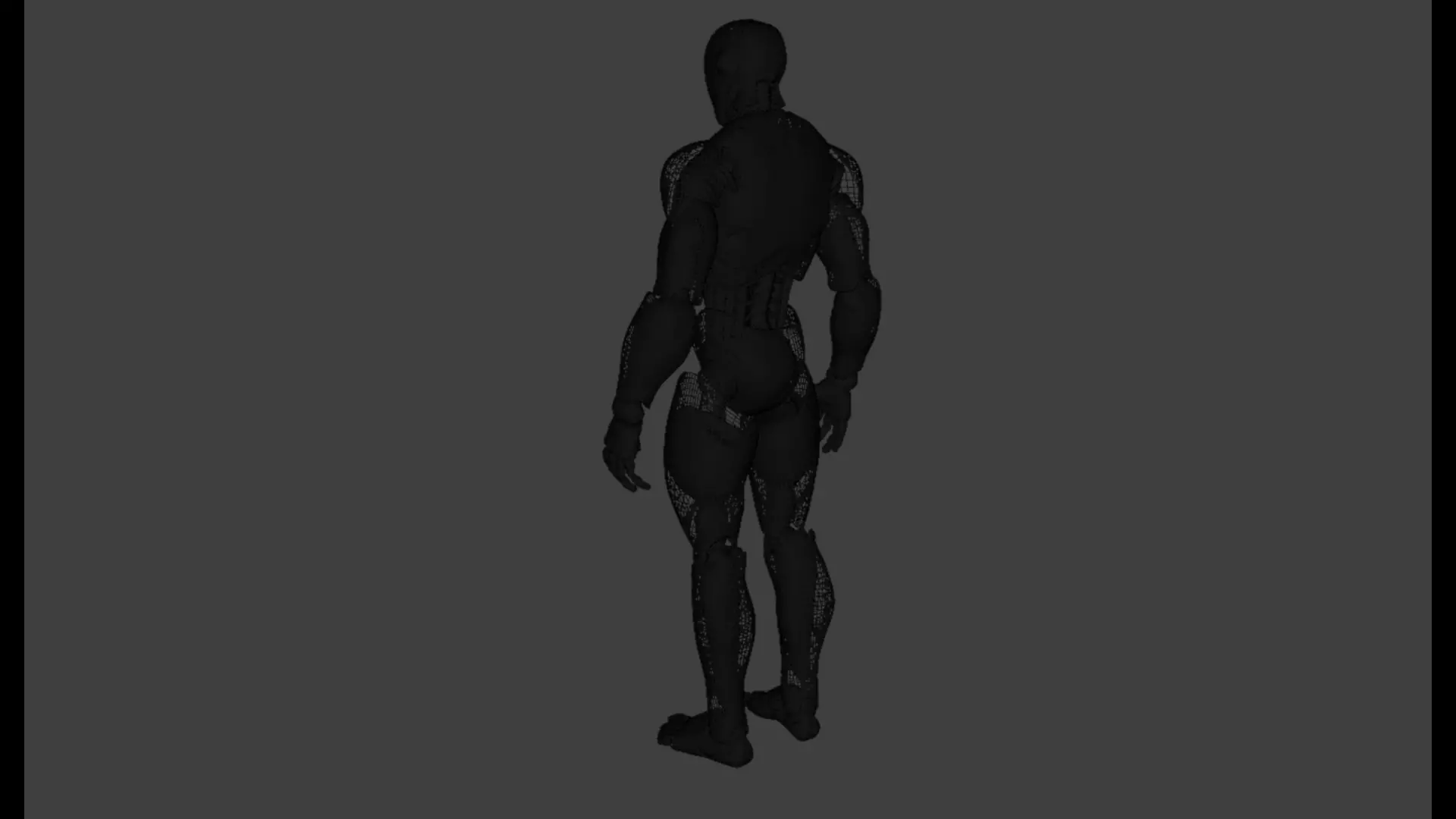 Humanoid Robot Game Ready PBR Unreal Engine and Unity Compatible Low-poly 3D model_14