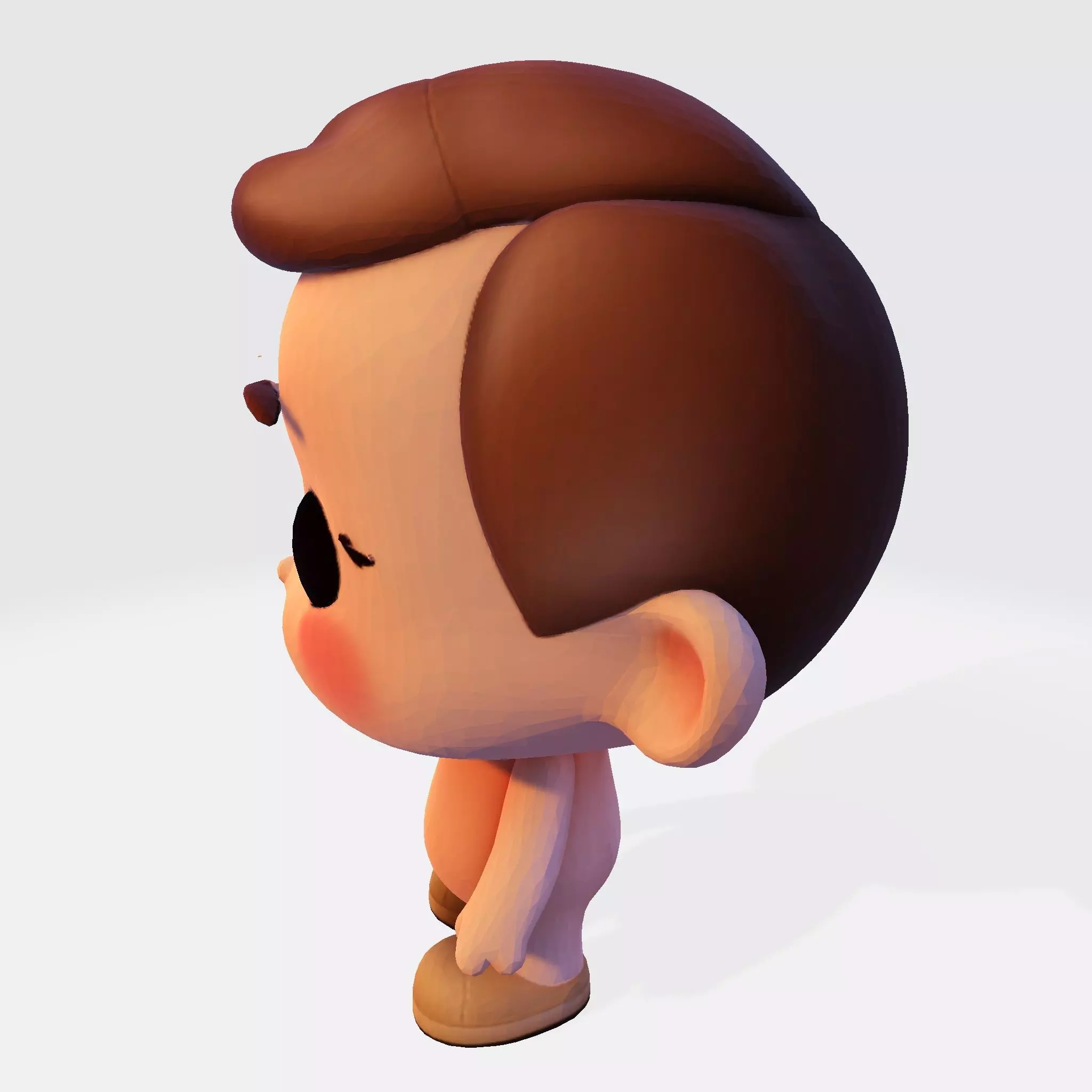 Cute Chibi Boy 3D Print Model 3D print model_38