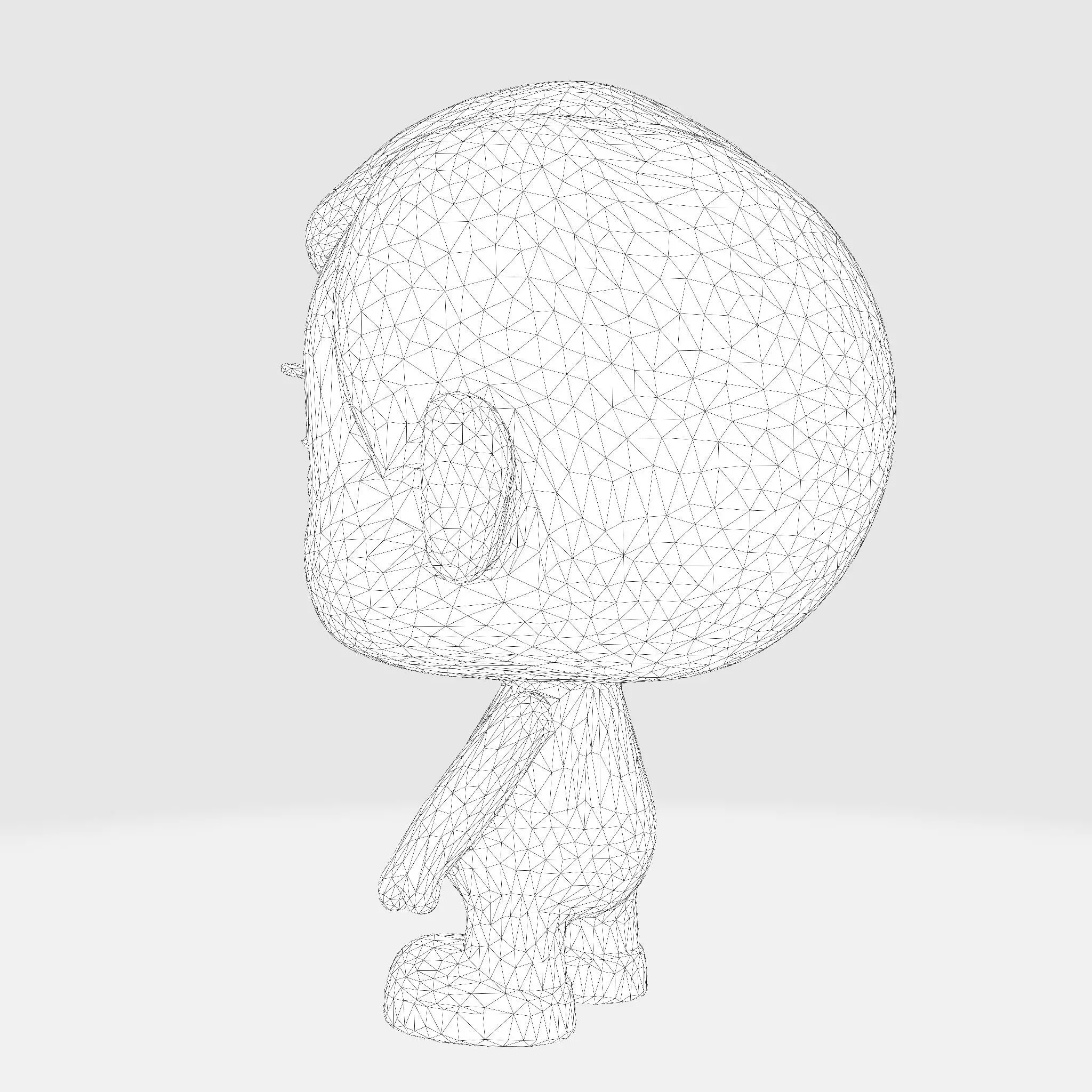 Cute Chibi Boy 3D Print Model 3D print model_37