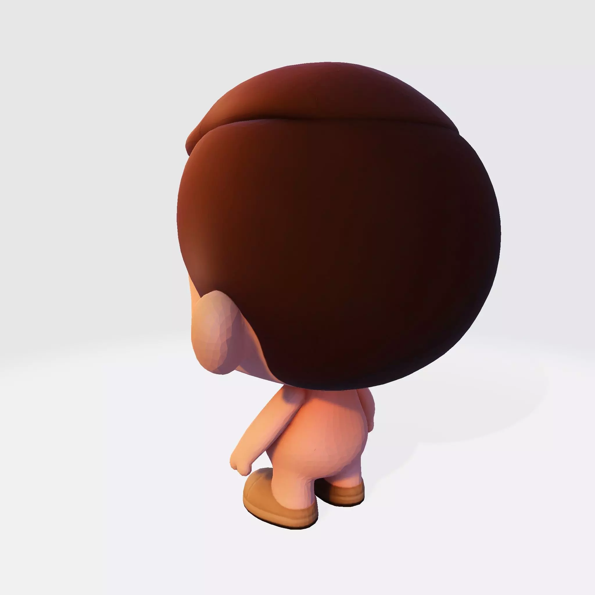 Cute Chibi Boy 3D Print Model 3D print model_4
