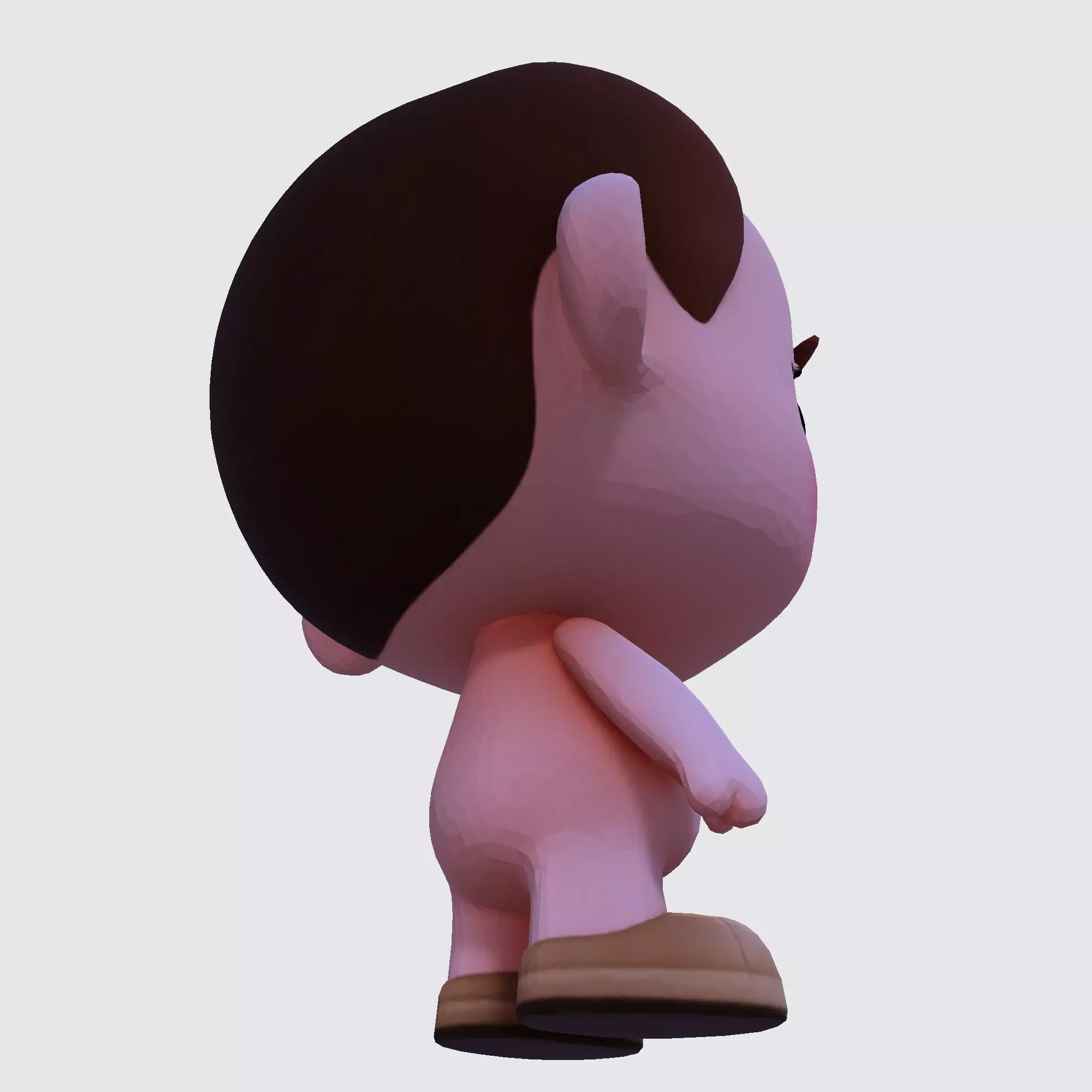 Cute Chibi Boy 3D Print Model 3D print model_27