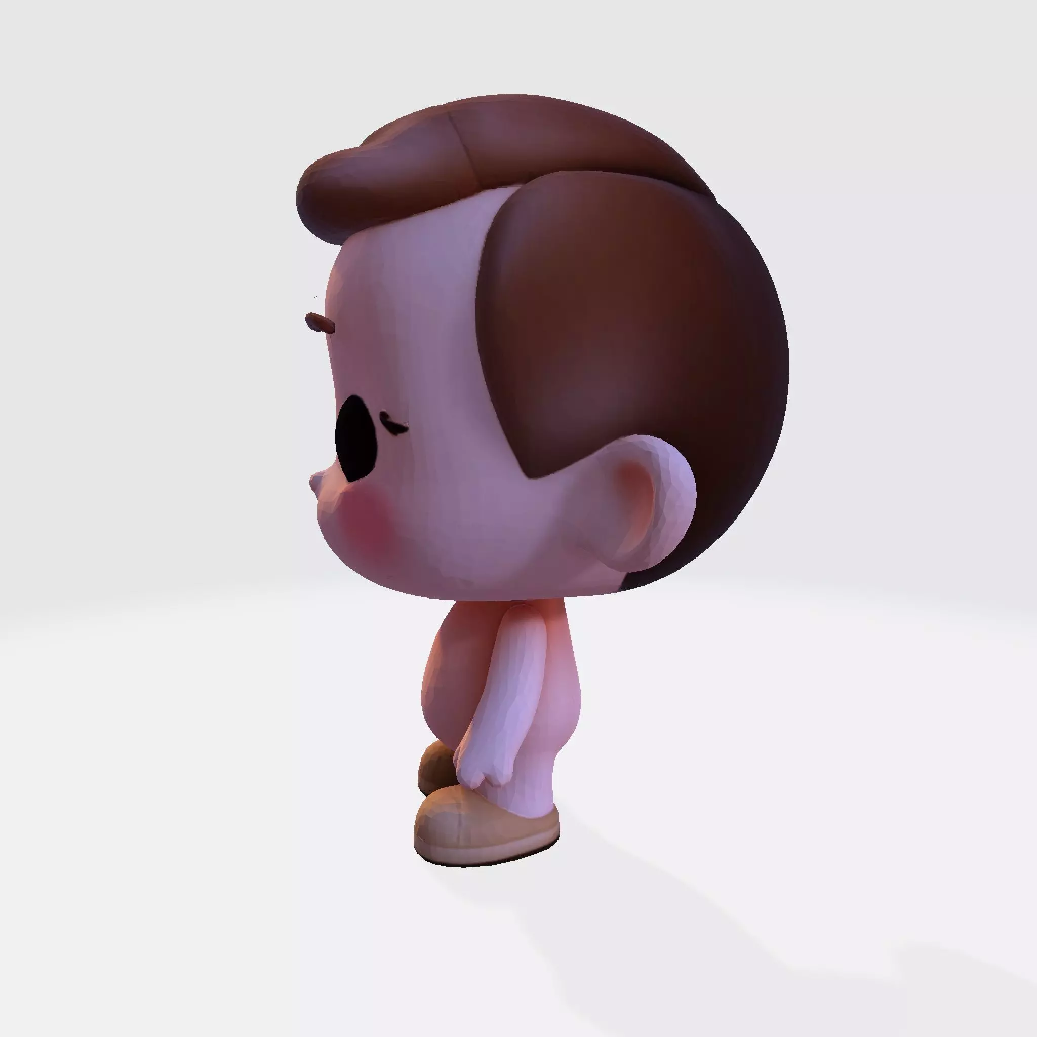 Cute Chibi Boy 3D Print Model 3D print model_3
